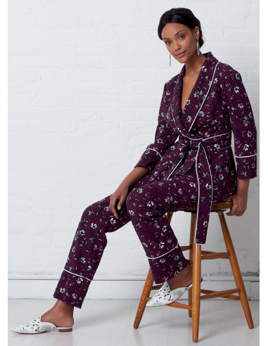 Jas, kamerjas, broek en riem patroon - McCall's 7875