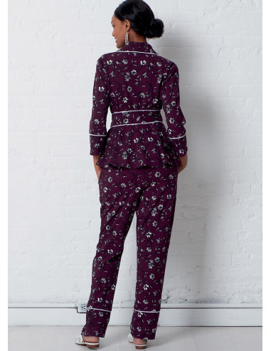 Jas, kamerjas, broek en riem patroon - McCall's 7875