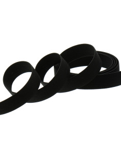 Elastische mesh armband zwart