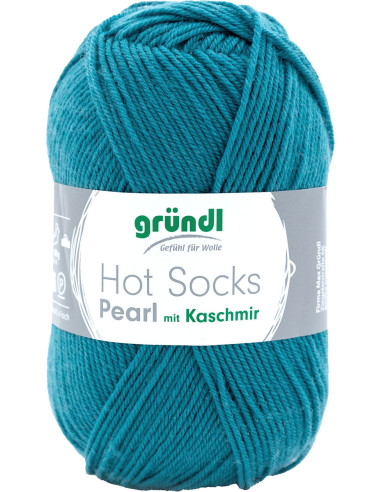 Hot Socks Pearl effen sokkenwol Gründl