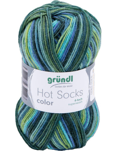 Hot Socks kleur Gründl sokkenwol