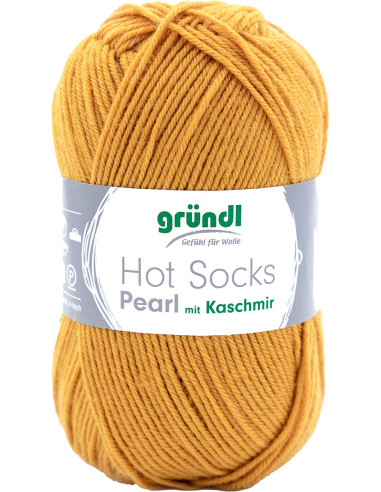 Hot Socks Pearl effen sokkenwol Gründl