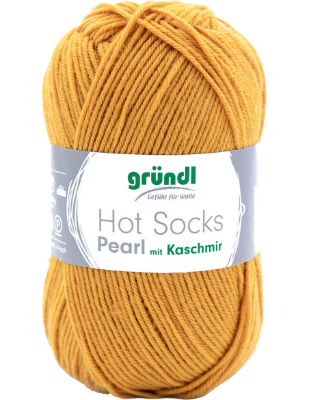 Hot Socks Pearl effen sokkenwol Gründl