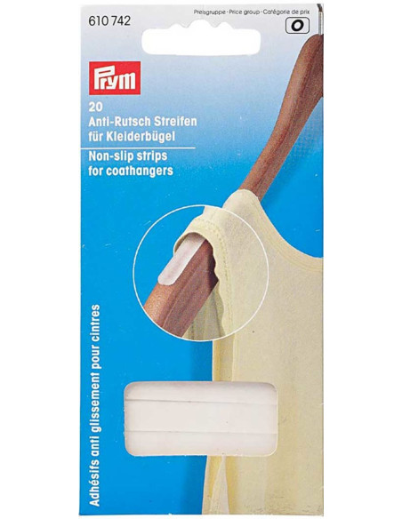 Antislip kleefmiddelen voor kleerhangers