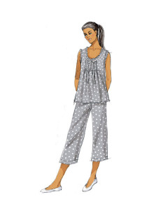 Patroon voor top, jurk en broek - Butterick 5792