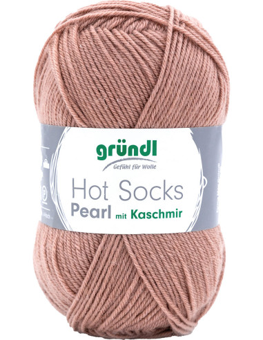 Hot Socks Pearl effen sokkenwol Gründl