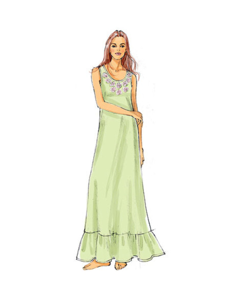 Patroon voor top, jurk en broek - Butterick 5792