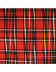Schotse tartan stoffen - Rood