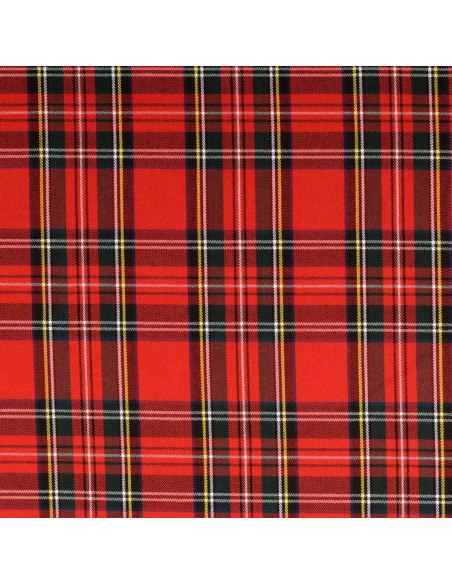 Schotse tartan stoffen - Rood