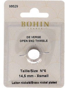 Open kleermakersvingerhoed Bohin 2