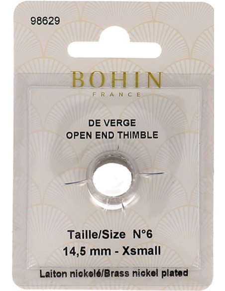 Dé à coudre tailleur ouvert Bohin