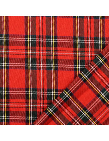 Schotse tartan stoffen - Rood