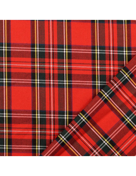 Schotse tartan stoffen - Rood