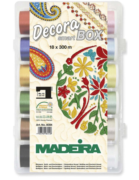 SmartBox Decora nr. 12 Madeira borduurgarendoos
