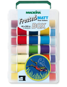 Deluxe Frosted Matt Madeira borduurgarenset