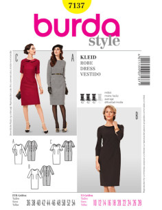 Jurkpatroon - Burda 7137