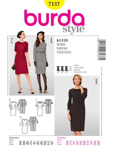 Jurkpatroon - Burda 7137