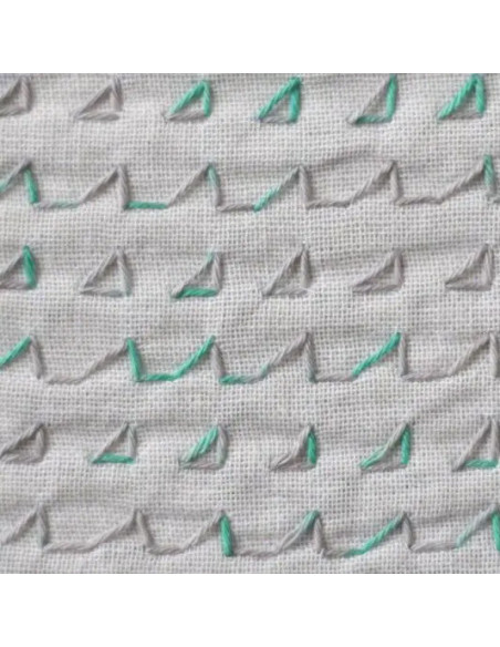 Daruma Kasuri sashiko-garen meerkleurig 2 kleuren 40 m