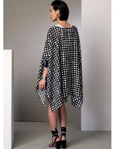 Poncho, top, short en broek patroon - Vogue 9191