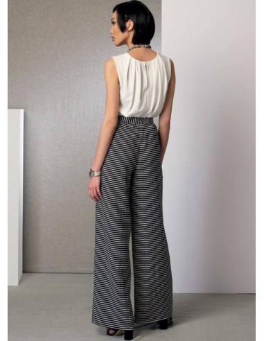 Poncho, top, short en broek patroon - Vogue 9191