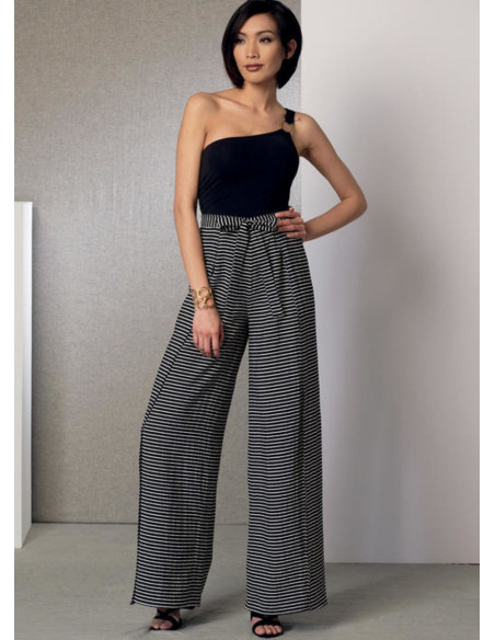 Poncho, top, short en broek patroon - Vogue 9191
