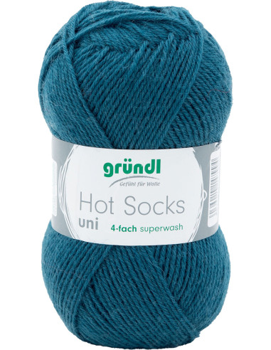 Hot Socks effen sokkenwol 50 Gründl