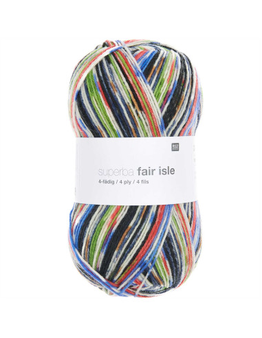 Laine Superba Fair Isle 4 draden Rico Design