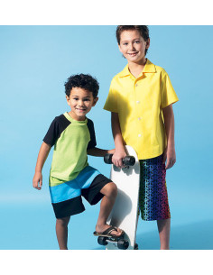 Overhemdpatroon, top, short - McCall's 6548