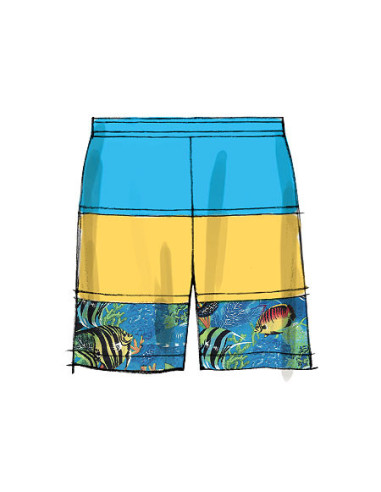 Overhemdpatroon, top, short - McCall's 6548