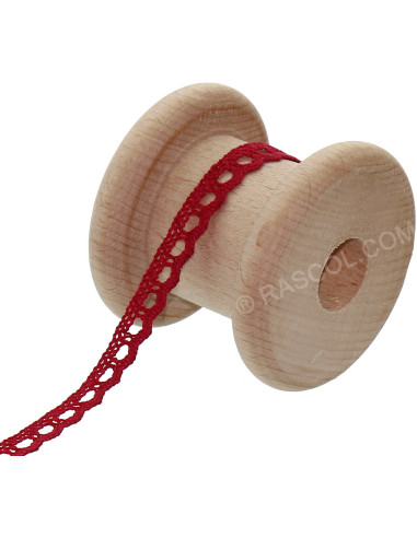 Katoenen kant Basic - Rood