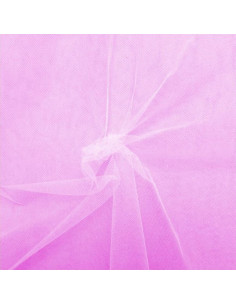Zachte tule grote breedte - Roze