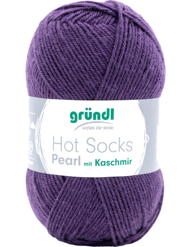 Hot Socks Pearl effen sokkenwol Gründl