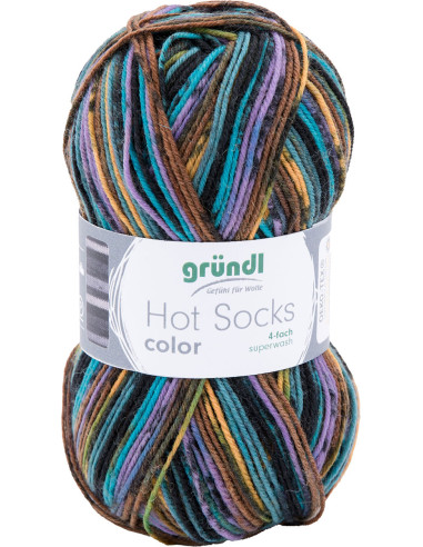 Hot Socks kleur Gründl sokkenwol