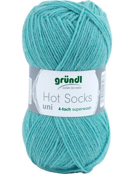 Hot Socks effen sokkenwol 50 Gründl