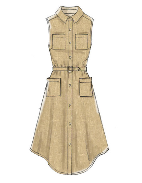 Jurk- en riempatroon - McCall's 7351