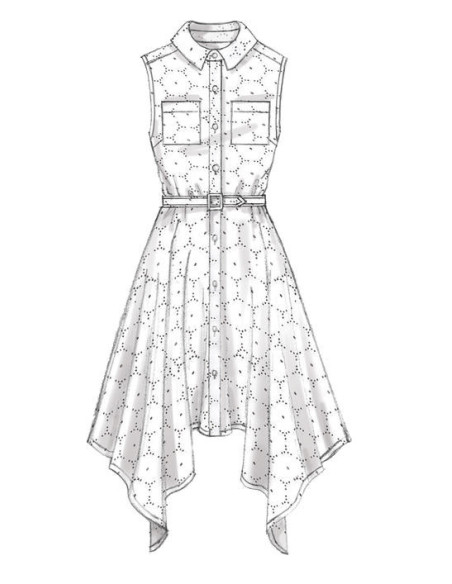 Jurk- en riempatroon - McCall's 7351