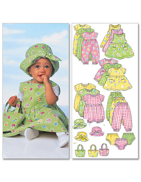 Baby set patroon - Butterick 5624