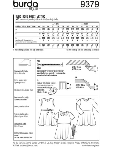 Jurkpatroon - Burda 9379