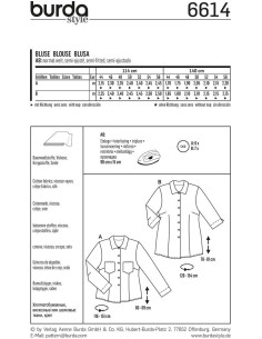 Blousepatroon - Burda 6614 2
