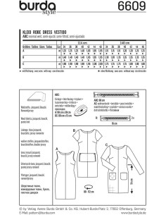 Jurkpatroon - Burda 6609 2