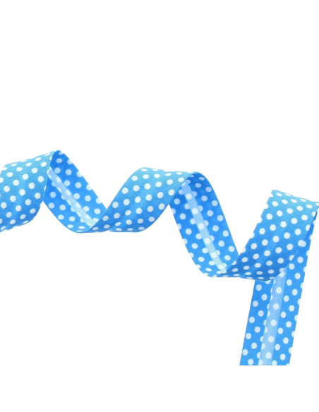 Gestippelde strik - Blauw