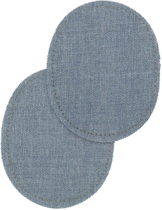 Thermische elleboog- en kniestukken - Lichtblauwe jeans