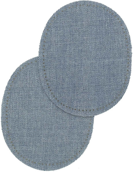Thermische elleboog- en kniestukken - Lichtblauwe jeans