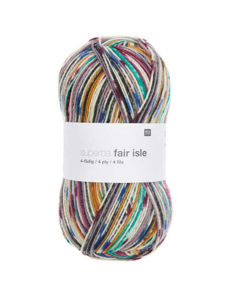 Laine Superba Fair Isle 4 draden Rico Design