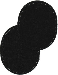 Zelfklevende elleboog- en kniestukken - Zwarte jeans