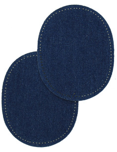 Thermische elleboog- en kniestukken - Blauwe denim jeans