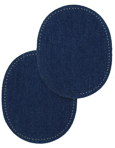 Thermische elleboog- en kniestukken - Blauwe denim jeans