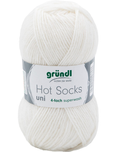 Hot Socks effen sokkenwol 50 Gründl