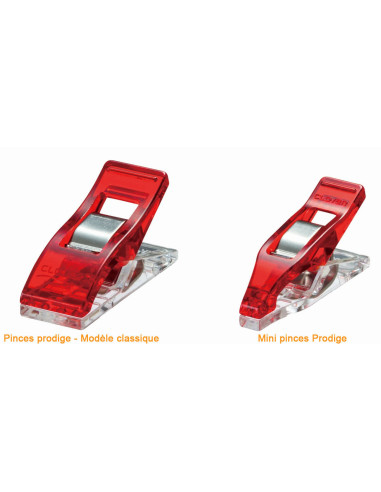 Doos 50 mini klemmen Prodige Clover - Assortiment