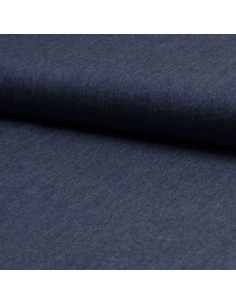 Chambray stof - Denim blauw
